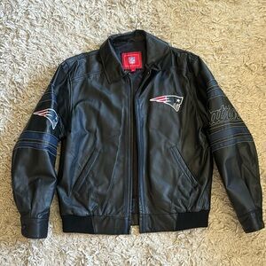 Official NFL Patriots 100% leather jacket